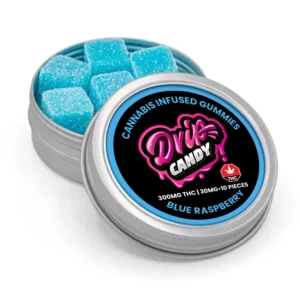 THC Gummibärchen mit blauer Himbeere, 300 mg, 510er Kartusche DE