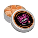 THC haltige Fruchtgummis mit Orangencreme Geschmack 300mg DE