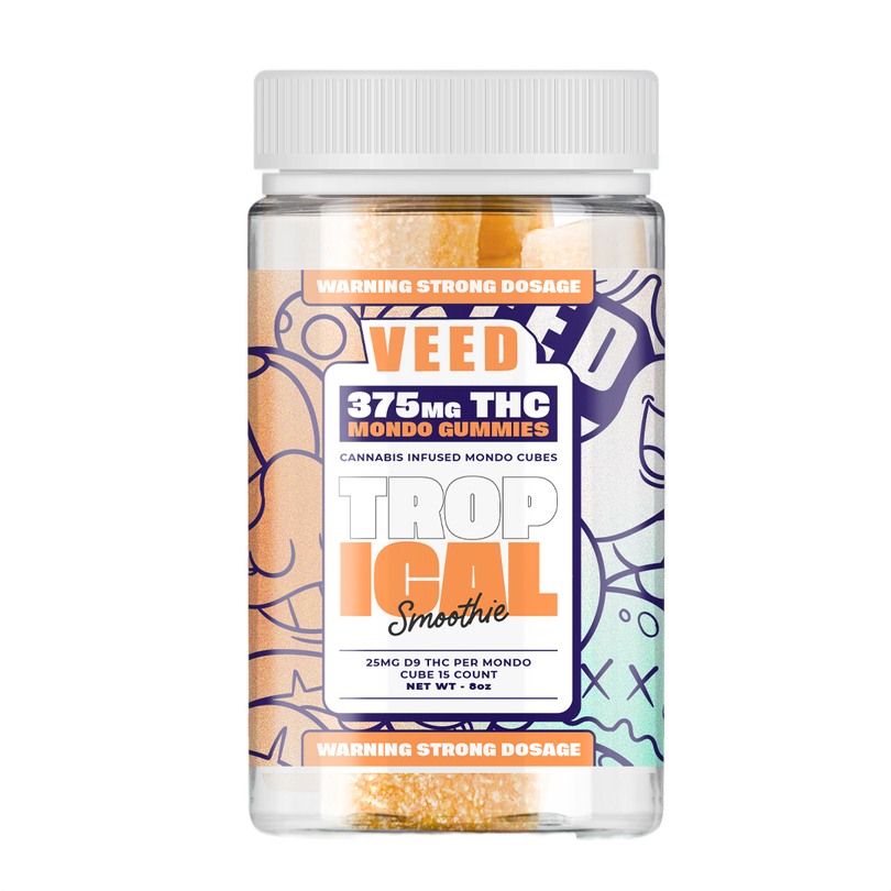THC Gummibärchen 375mg Mondo Cubes | VEED