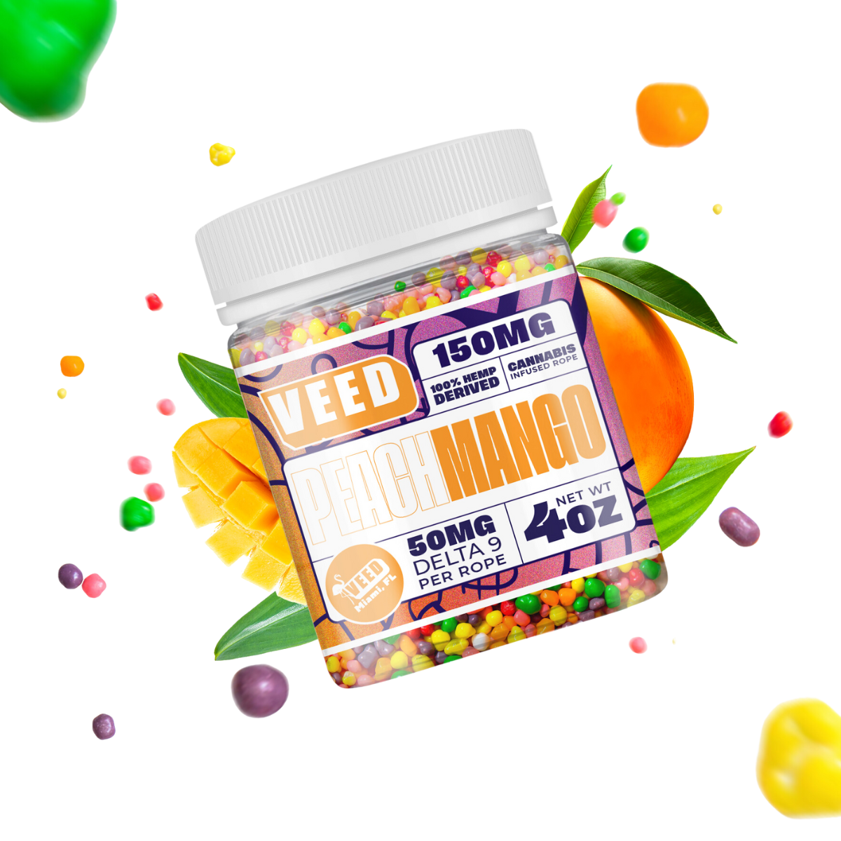 THC Nerd Ropes 150mg | VEED - Image 2